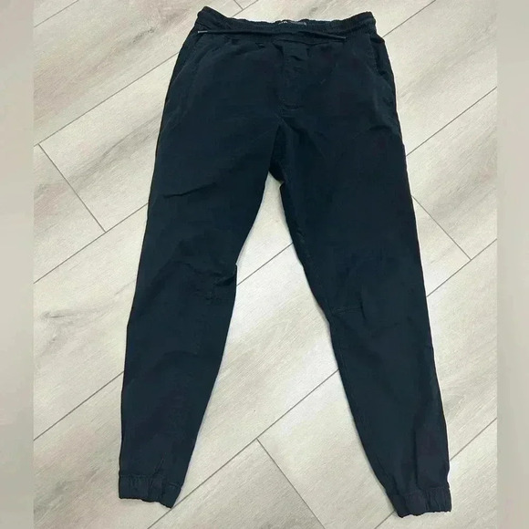 Zara Other - Zara Men’s Joggers black pants jeans medium elastic waist pull on